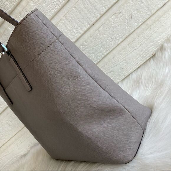 MICHAEL KORS Grey Jet Set Laptop Tote Shoulder Bag Voyager - Picture 6 of 9